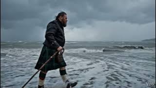 tourscotland's tweet photo. Tour #Scotland very short #Winter 4K travel video Blog clip of a Scotsman wearing a Kilt and and Sporran and walking during storm waves on a beach on #ancestry, #genealogy, #history visit and trip to the #Solway #Firth https://t.co/65vGuxTrDt https://t.co/6C01phI6mb