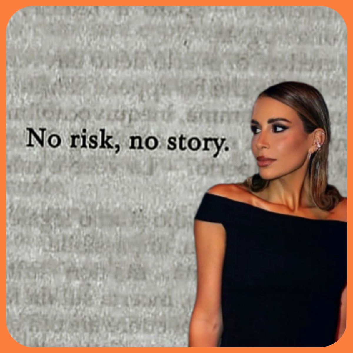 CarmePG1910's tweet image. "Sin riesgo no hay historia".
O, para ganar hay que arriesgar.
Si alguien lo sabe bien, es Cristina.
Mujer arriesgada, valiente y ganadora...
y no sólo en el trabajo, también en la vida. 💪🤍