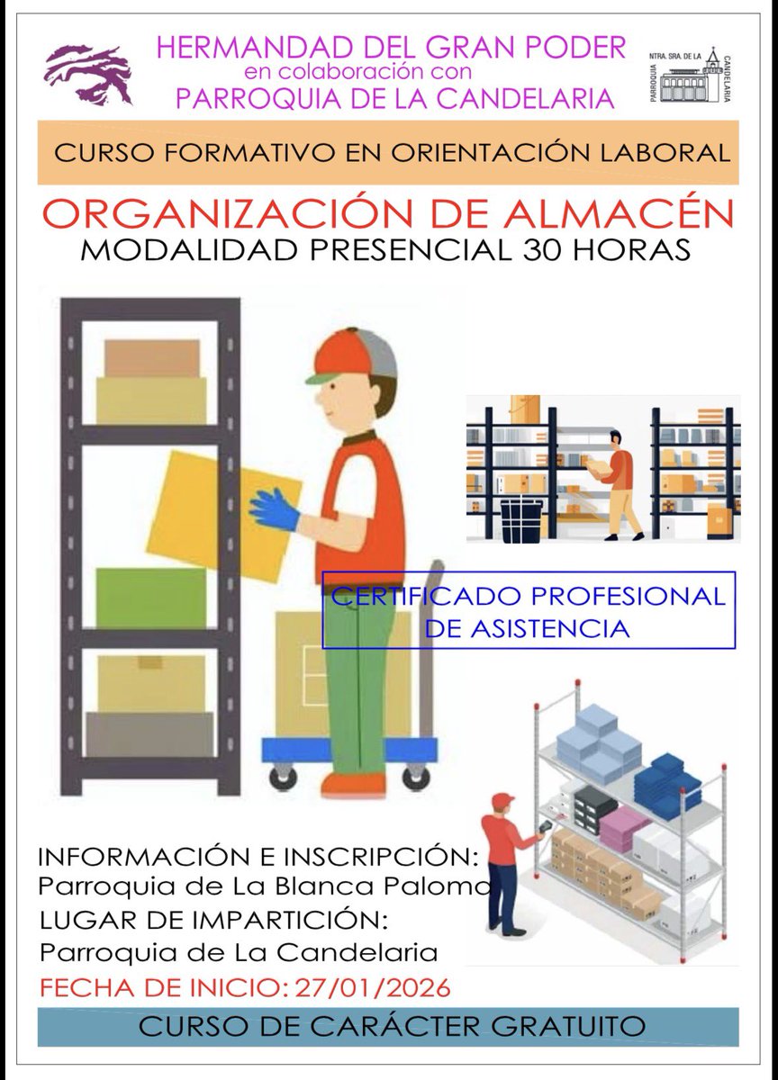 ‼️ÚLTIMAS PLAZAS‼️
ULTIMO DÍA DE INSCRIPCIÓN ES EL DÍA 28/01/26!