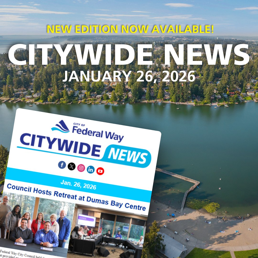 In this week’s edition of Citywide News, the City Council hosts its annual retreat, Mayor Ferrell and councilmembers attend AWC City Action Days, and more!

Read it now at conta.cc/4jRcQ0Z