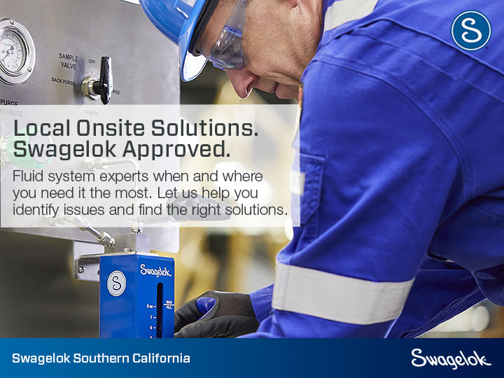 SwagelokSoCal's tweet image. Fluid system issues and limited time? Swagelok field engineers work on site to help locate problems and support solutions. bit.ly/swsocal-onsite… #SwagelokSoCal #FieldEngineer #AlongsideYou