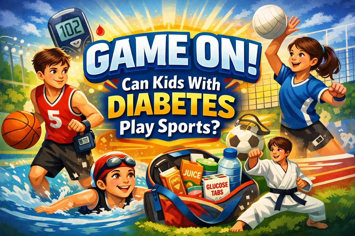 Diabetesknow1's tweet photo. Game On! Can Kids With Diabetes Play Sports? #kidswithdiabetes #CanKidsWithDiabetesPlaySports https://t.co/ugtXiG6mRE https://t.co/4obnYYJULK