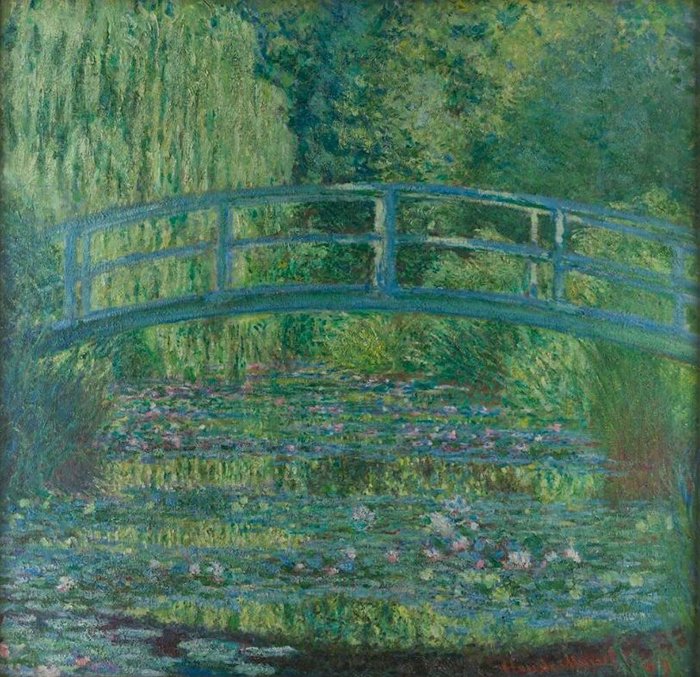 クロード・モネ『睡蓮の池、緑のハーモニー』1899年 オルセー美術館