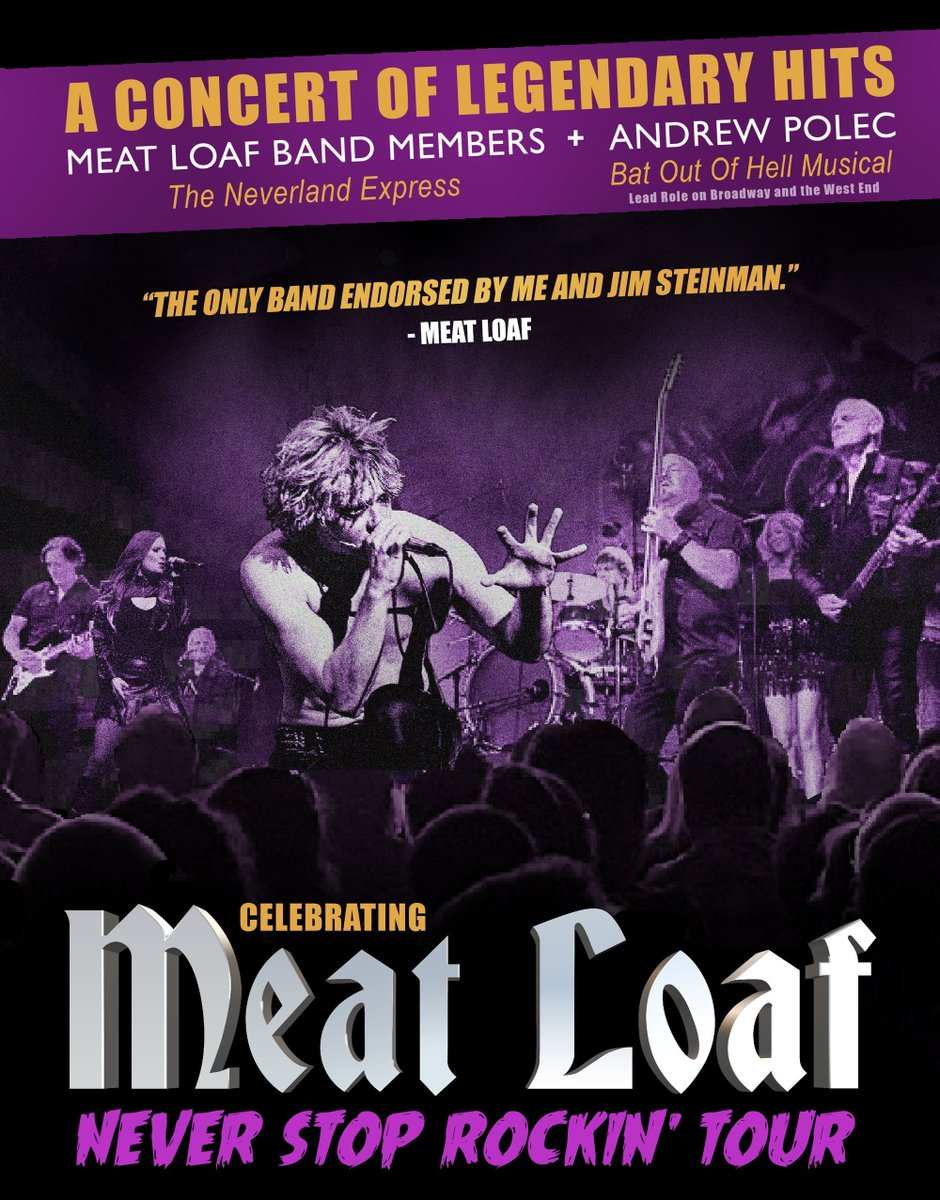 Celebrating Meat Loaf have had a personnel change; they bid farewell to Caleb Johnson and welcome in Andrew Polec and Travis Cormier. <a href="/ml_celebration/">Celebrating Meat Loaf</a>