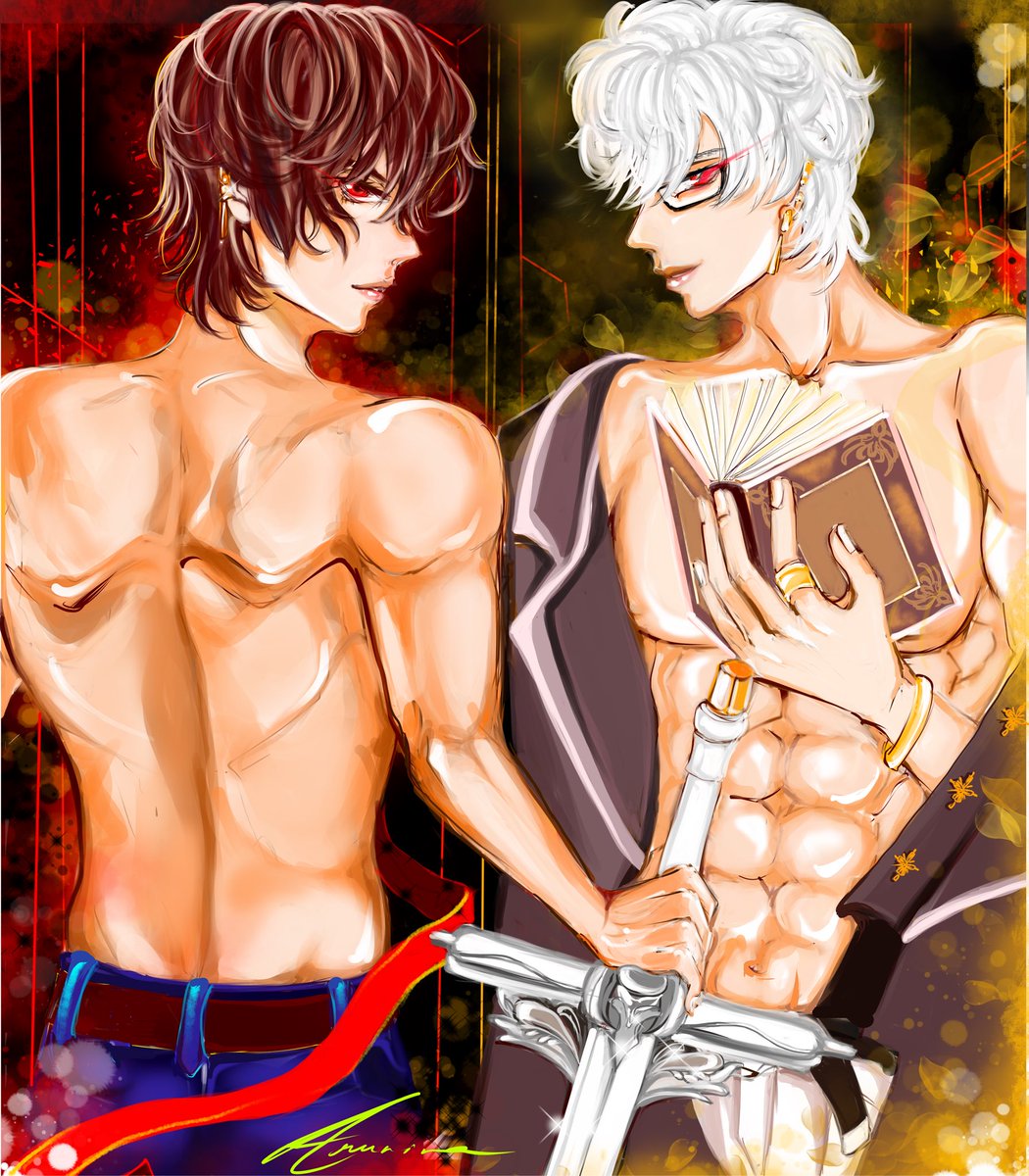 ray_arunima's tweet photo. Happiest of birthday wishes Alyn and Leo!! 👑❤️💛
(Late birthday art🥲)

#イケメン王宮 https://t.co/jfFWbeoGv7