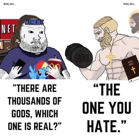 NotEvolution1's tweet image. One way to determine Who is the true and living God