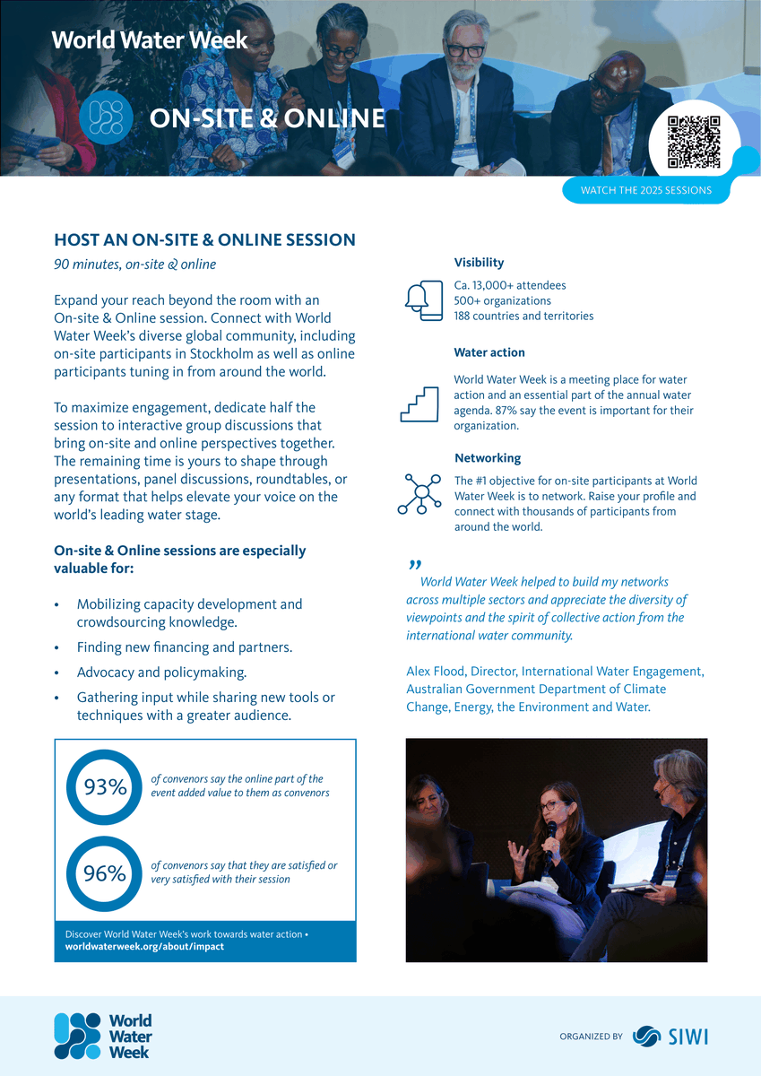 World Water Week tweet media