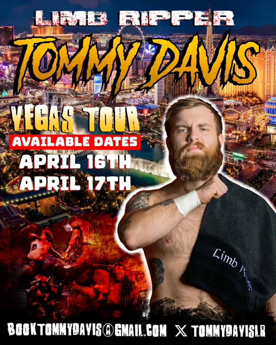 TommyDavisLR's tweet photo. Vegas🔥

#LimbRipper
#LimbFromLimb https://t.co/7ezGhc4NzN
