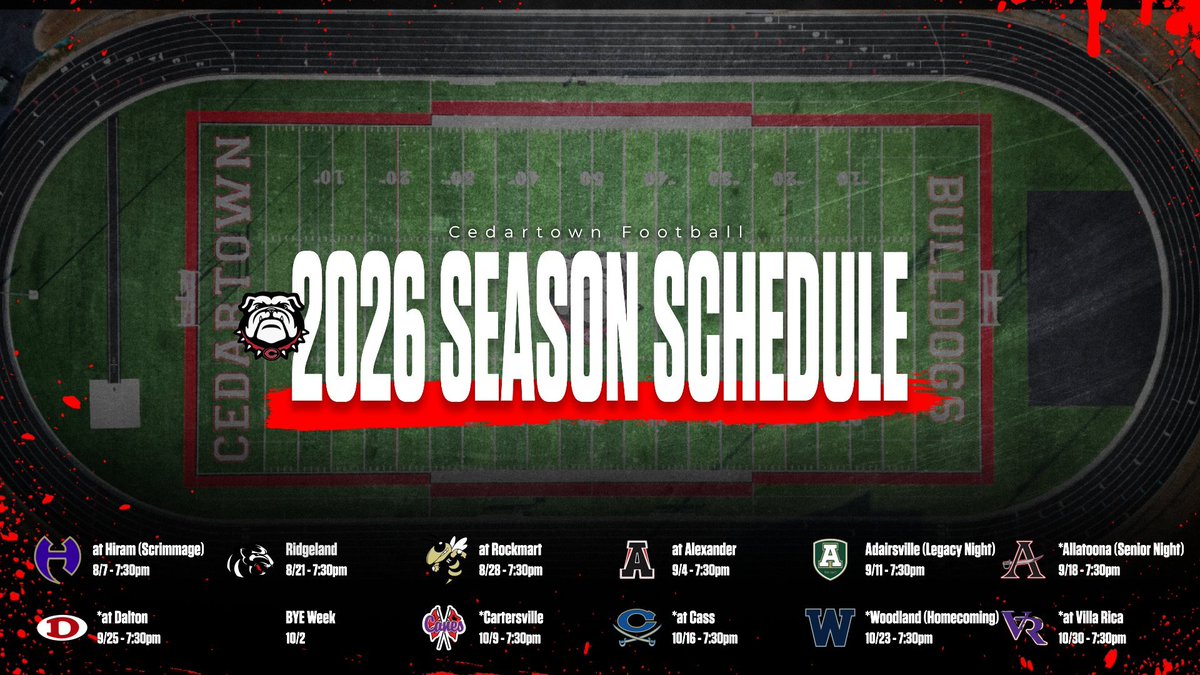 Cedartown Football tweet media