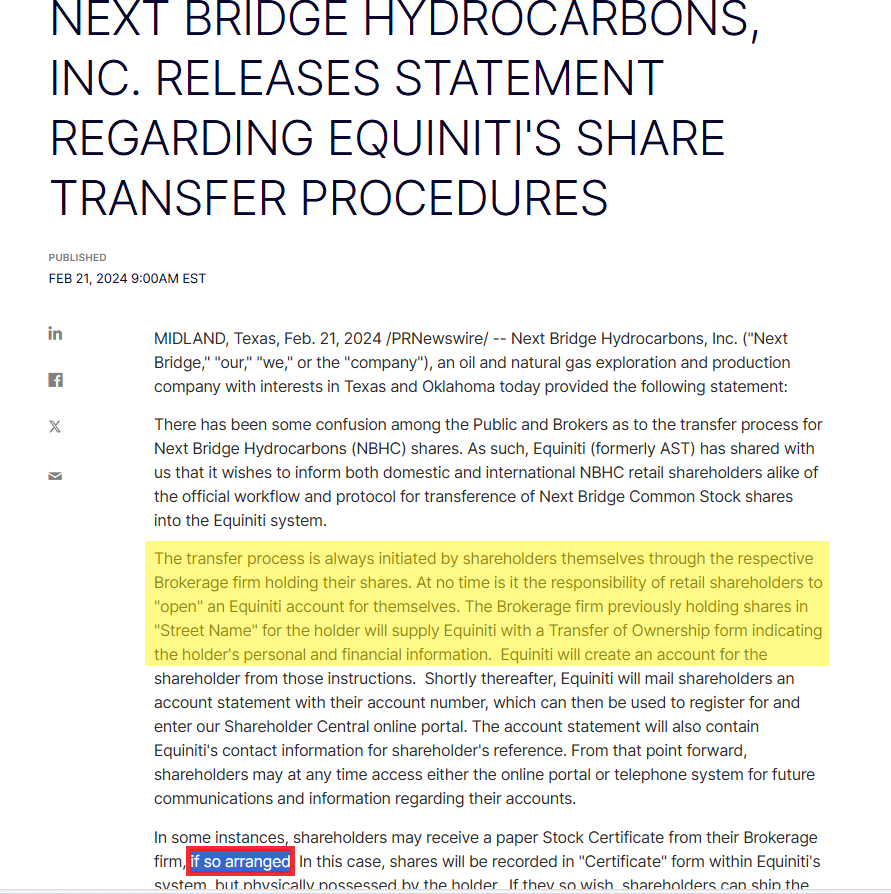 MetaGuyMarduk's tweet image. MMTLP

Disclaimer: This post does not constitute legal, financial, or any advice of any kind. It is intended for educational purposes only.

Please save this PR in your records and if you choose to initiate a transfer process and your broker is giving you the run around, read it…