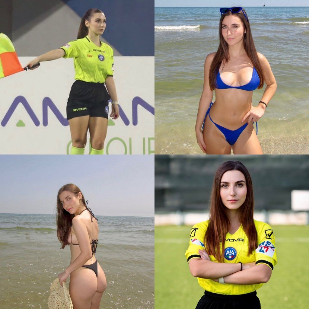 🇮🇹 She is Giuliana Vigile, a 23-year-old young woman who is training as a lineswoman (assistant referee) in the fifth division of Italian football.

Now it’s time to watch Serie D! ❣️