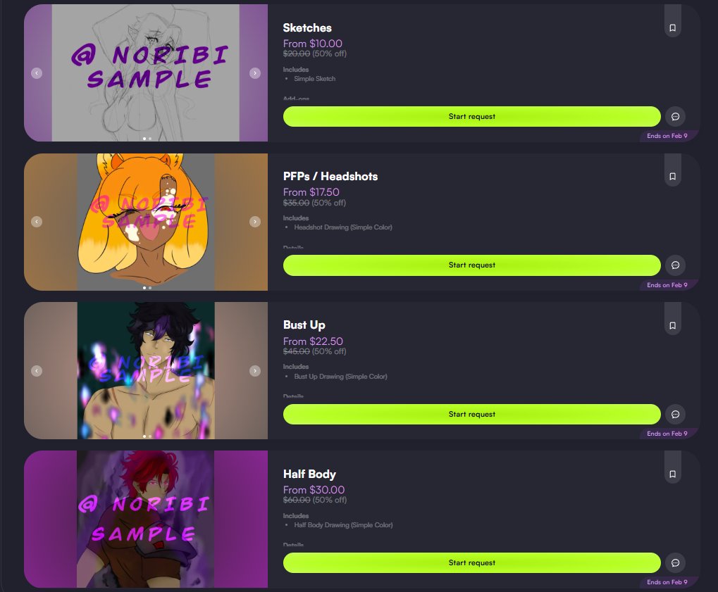 ‼️ EMERGENCY COMMS (FOR MY FRIEND)

genuinely the fastest artist ive ever seen.. also everything is 50% off. what a steal. what a catch. GO COMM <a href="/nxribi/">nori !</a> (please)

#VGenComm #VGenOpen #emergencycommissions