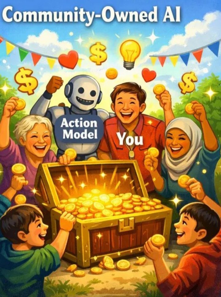 Rdwann70062841's tweet photo. Big Tech: Takes your data → Builds AI → Makes billions → You get nothing

Action Model: Takes your data → Builds AI → Everyone benefits

Choose wisely. 🧠✨

#ActionModel #DataOwnership #CommunityAI https://t.co/Fb54U4OGhi