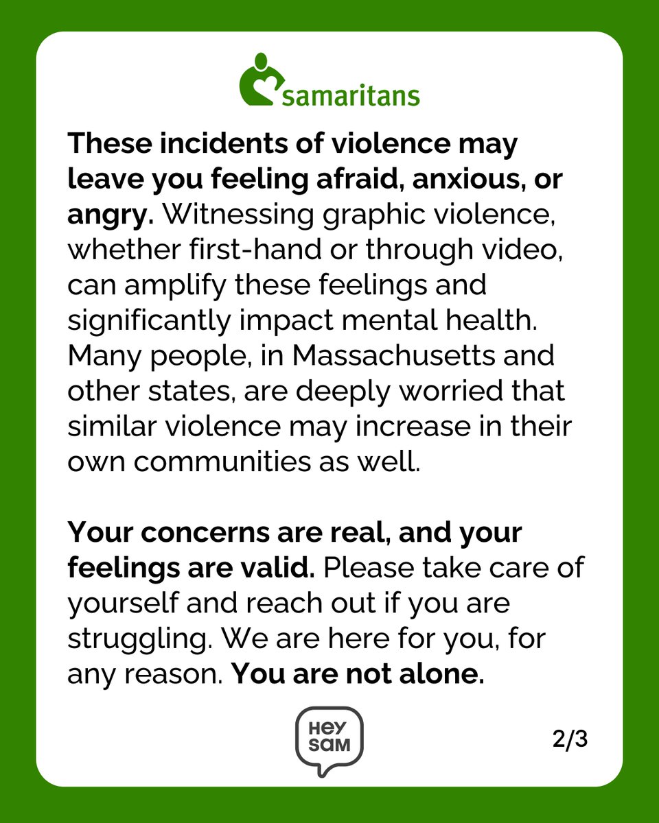 Samaritans, Inc. tweet media