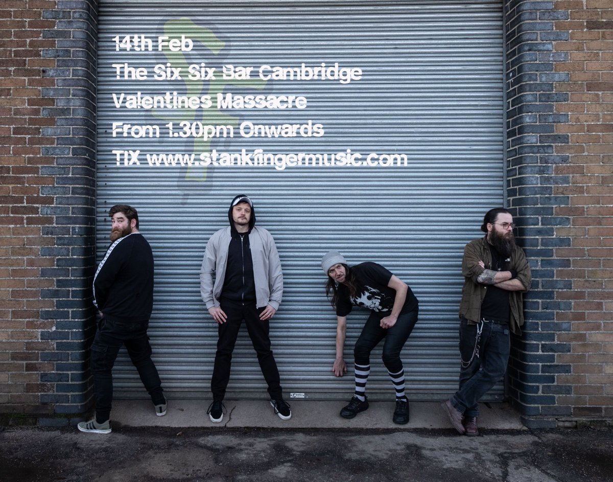 Our first show of 2026 is creeping up fast.

Come and spend valentines with us and an incredible lineup of bands. What better valentines gift for your partner! 😁😁

#skapunk #punkrock