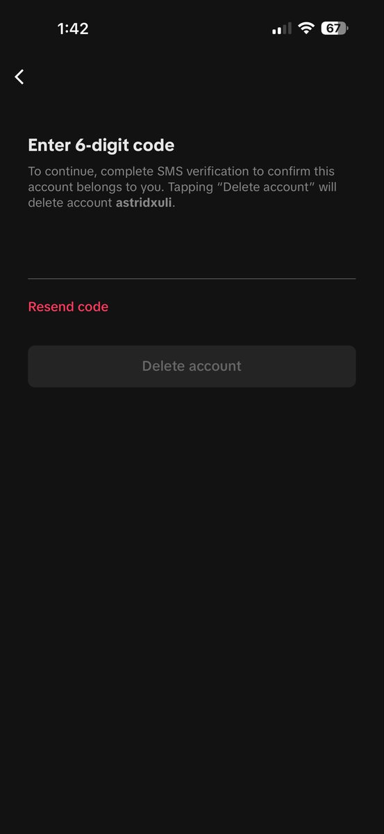 AstridXuli's tweet photo. I have been loyal to tiktok since 2020, absolutely loved the platform but the insanity reached when somehow two video related to weather and cats are sitting in 0 views. Now I decided to delete my account and I’m stuck because they are not sending me a stupid code. @tiktok_us fu! https://t.co/6ELRDTkwOz
