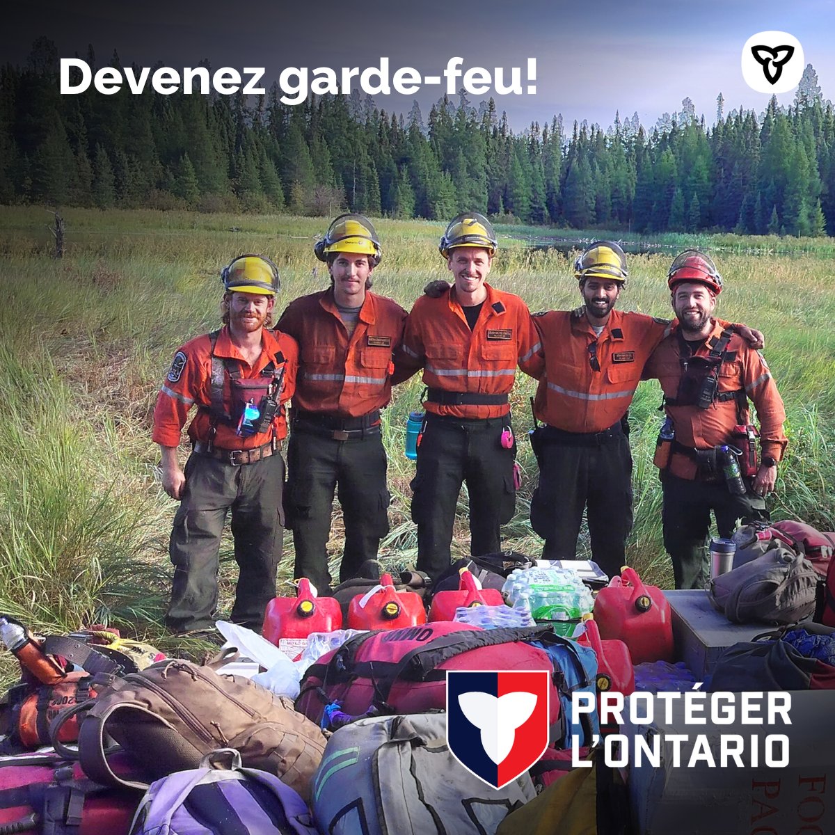 Vous cherchez un emploi qui vous permettra d'explorer le #NordDeLOntario en #PleinAir?

Devenez #GardeFeu!

Prenez note des critères d'admissibilité et plus de détails au : ontario.ca/garde-feu