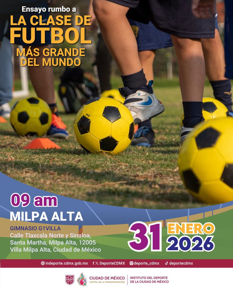 Instituto del Deporte de la Ciudad de México tweet media