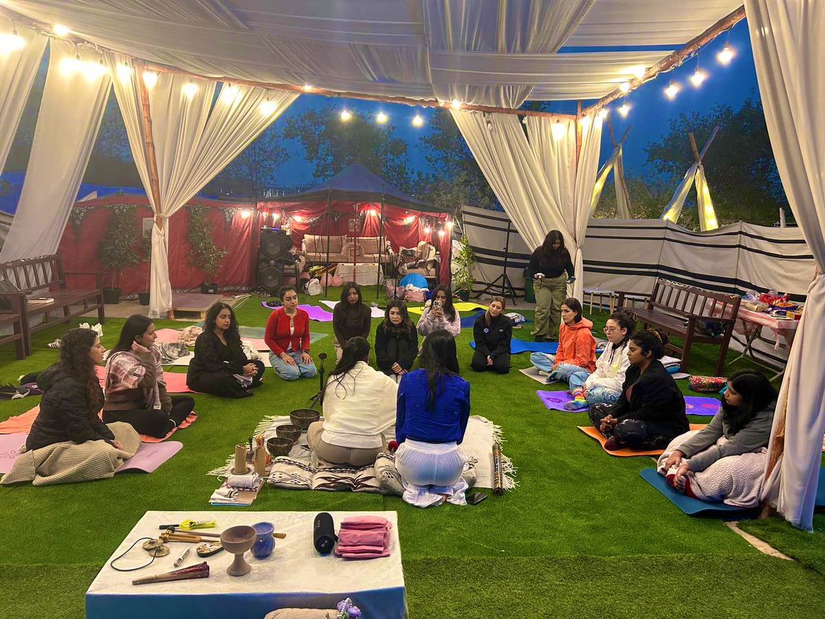 This is not your typical crypto social mixer

20 women gathered in the desert, set intentions for the year and went on a deep journey though our breath to our inner selves 

A theme that kept coming up was returning to self, creating space to pause and reconnect in a world that