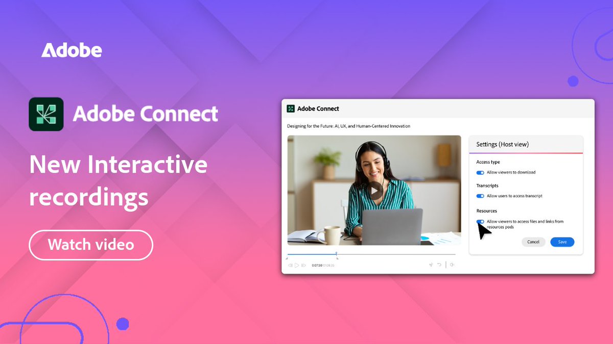 @adobeconnect tweet media