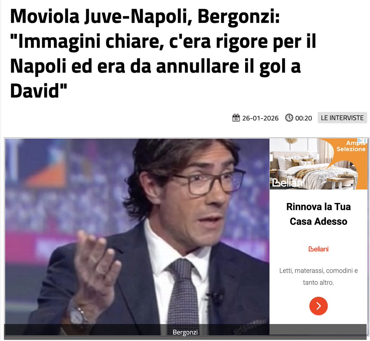 nicolanegro's tweet image. Leggo ora il commento di quest'uomo senza pudore. Lo stesso incapace che regalò due rigori grotteschi al Napoli per altrettanti tuffi di Lavezzi e Zalayeta in Napoli - Juventus del 27/10/2007, in un periodo in cui  dare addosso alla #Juventus era uno sport nazionale. #Bergonzi 🤢