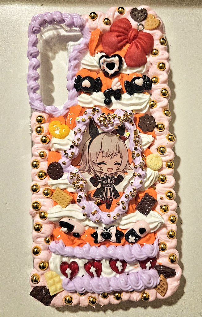Depressed as fuck but I made decoden phonecase foe the first time!