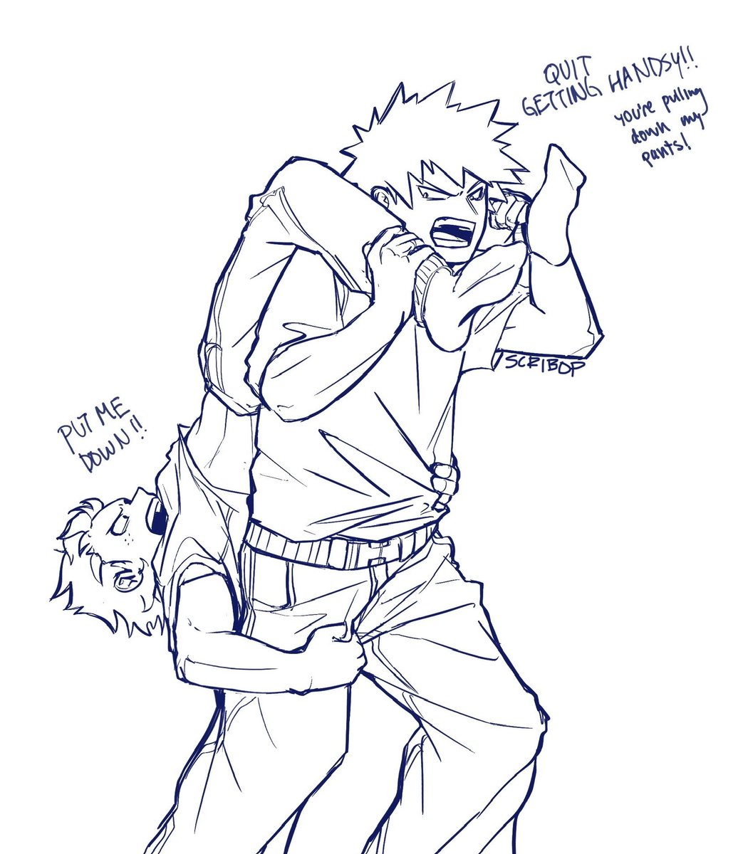 scribop's tweet image. This is the closest they’re gonna get to a bridal carry #mha