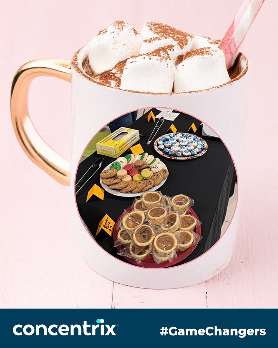 TREATS FOR A CAUSE! ☕️🍪 Our Oshawa, ON #GameChangers held a Hot Coco &amp; Cookie Sale and a separate Baked Goods Sale with all proceeds from the donated treats benefitting Feed the Need Durham and St. Vincent’s Soup Kitchen...all in support of local families in need! 🧡✨