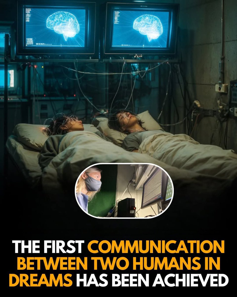 BlowingFactsss's tweet photo. A neurotechnology breakthrough may have just turned science fiction into reality. A Silicon Valley startup called REMspace claims to hv achieved the first successful communication between two people during a lucid dream unprecedented step in the study of consciousness and sleep. https://t.co/zwFKBlUwbL