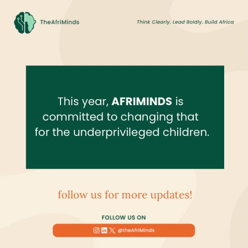 theafriminds's tweet photo. We at AfriMinds are starting 2026 with a renewed vision.

Digital literacy is the future, and underprivileged children should never be left behind. https://t.co/4IvIuVvXoO