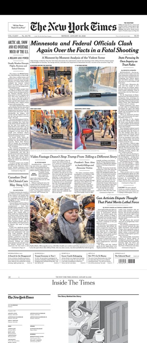 Revisé las 38 páginas el <a href="/nytimes/">The New York Times</a> de hoy y no; no incluye nota alguna que hable de políticos mexicanos con procesos en los EEUU. 

La crítica mediática, la oposición al autoritarismo o a la narco política sin evidencia no sirve; se revierte y debilita la causa que se busca.