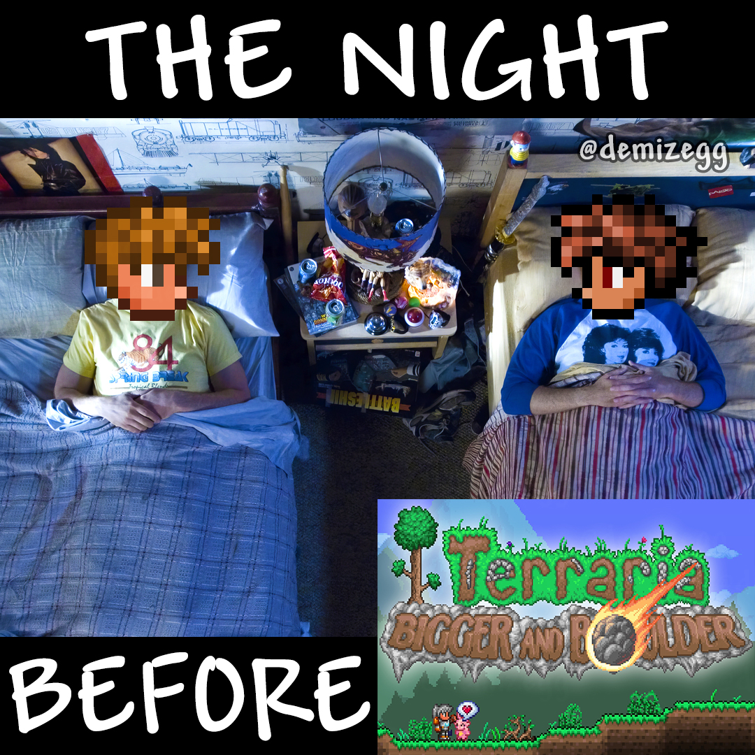 demizegg's tweet image. Terraria 1.4.5 TOMORROW