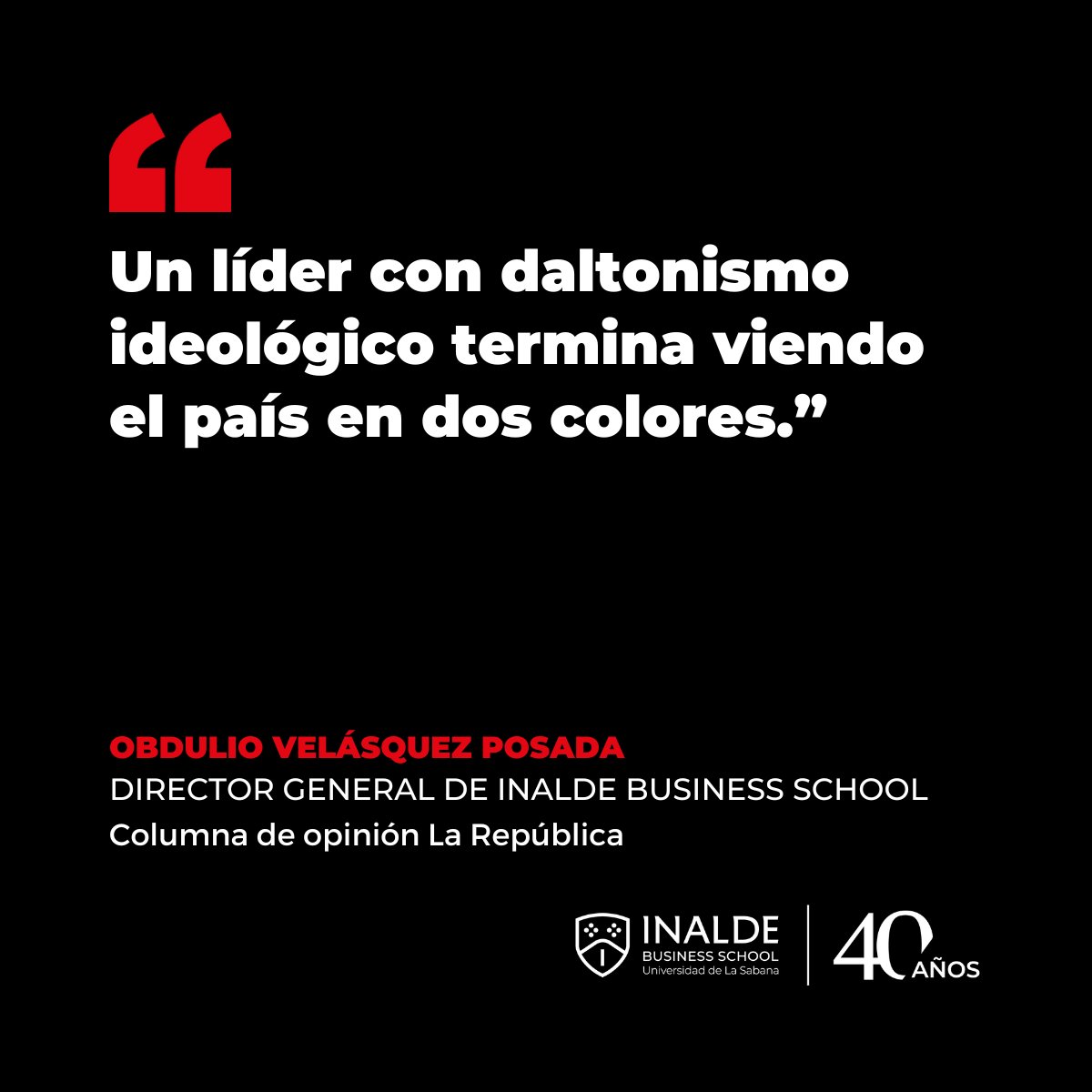 INALDE Business School tweet media