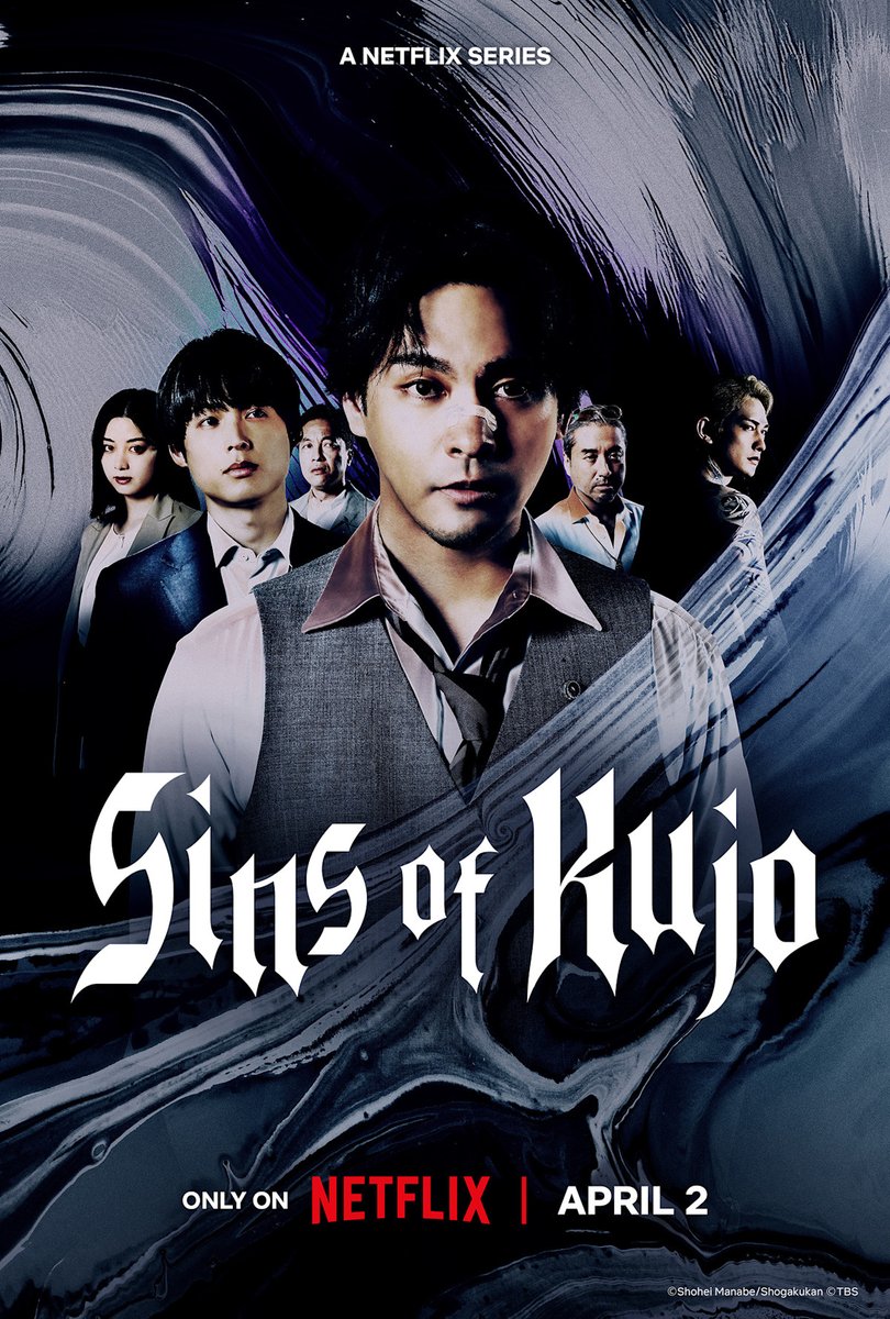 EntReporterx's tweet image. Netflix's live-action adaptation of SINS OF KUJO will be released worldwide on April 2, 2026.
#SinsOfKujo #Netflix #NetflixOriginal #LiveAction #JapaneseDrama #WorldwideRelease #April22026