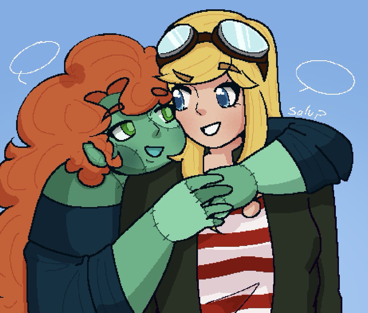 salup__'s tweet image. hello #falsecleo #hermitshipping