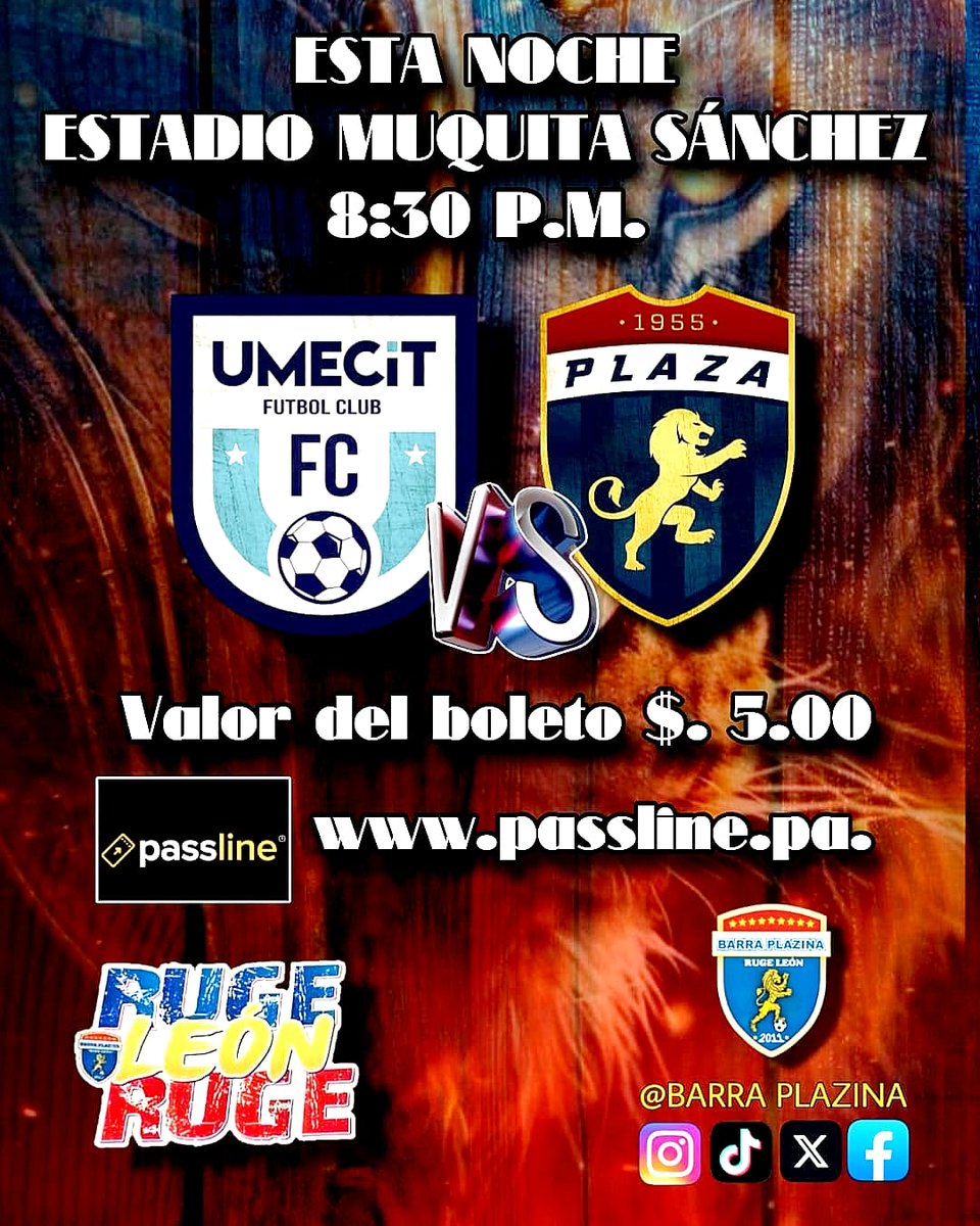 Todos al Muquita Sanchez de la Chorrera, vamos alentar y apoyar a nuestros leones 🦁💪💙❤⚽️🇵🇦 <a href="/cdplazaamador/">CD Plaza Amador</a>