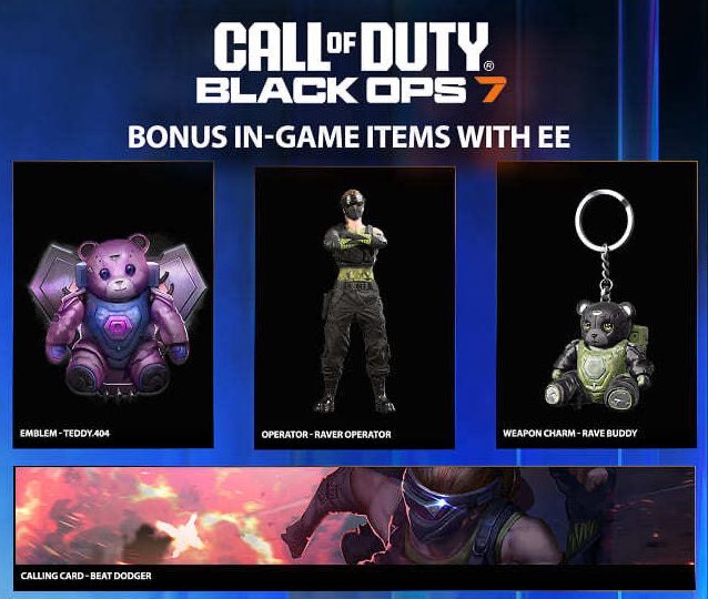 The FULL Müller X Black Ops 7 rewards set has landed! 🥛 The skin