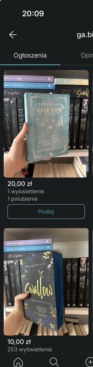 hej wystawiłam kilka książek więc zapraszam💞

vinted.pl/member/1081564…