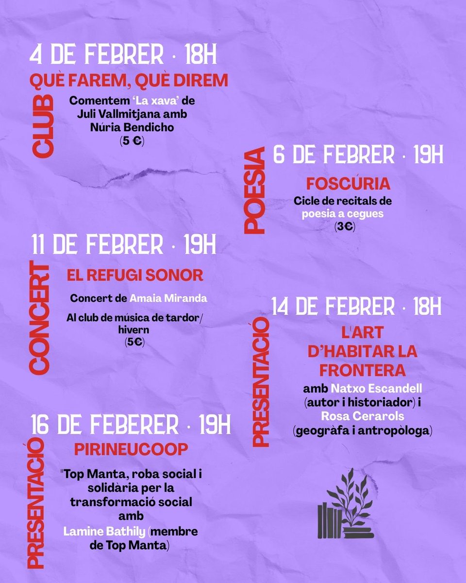 El Refugi, Llibreria crítica tweet media