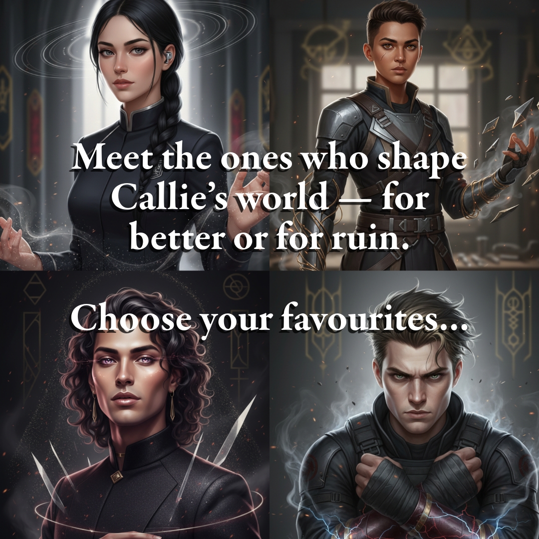 🎧 Isolde — quiet resonance, deadly precision
🔨 Quinn — metalworker, armour-maker, heart protector
⚡ Axel — volatile, tragic, trying so hard not to break
🌘 Seraphina — soft-spoken power cloaked in glitter and knife-like grace

pre-order here -
mybook.to/PhoenixWillRise