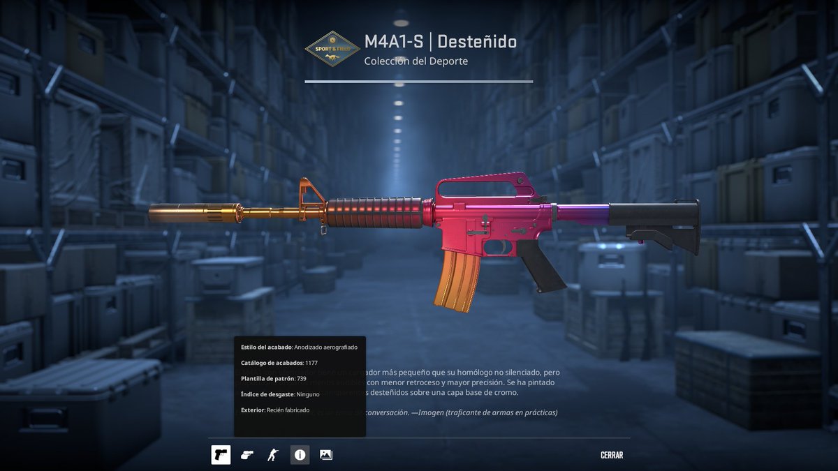 🪖 M4A1-S Fade 

🔥 Minimum Fade 👉 80%
More purple &amp; pink = better minimum Fade.

✅ Current best pattern: #739

Is this your style, or do you prefer a max fade?
