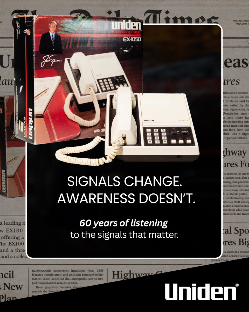 For nearly 60 years, Uniden hasn’t chased trends. We’ve followed signals: how people move, drive, explore, and stay aware.
Innovation starts with listening. 

uniden.com/blogs/events/u…