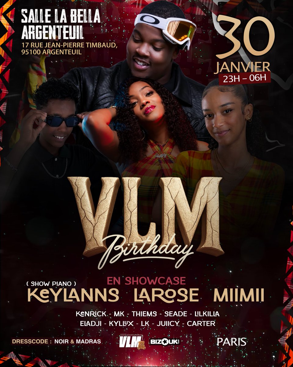 C’EST OUT !! Les djs, l’adresse, tout est là pour fêter mon anniversaire ensemble, rendez vous ce Vendredi 30 Janvier 🤩 
bizouk.com/events/details…