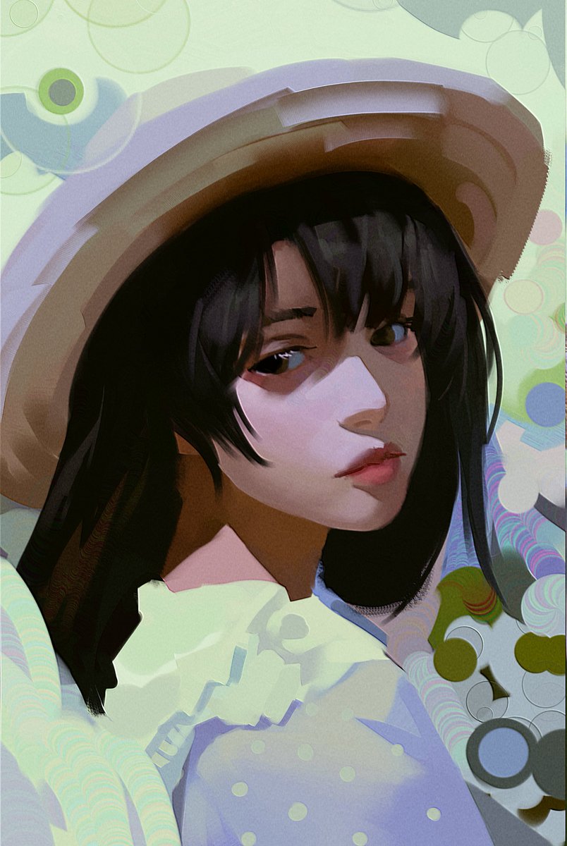 Study. Tifa. Just doing whatever, think i forgot to reflip the canvas