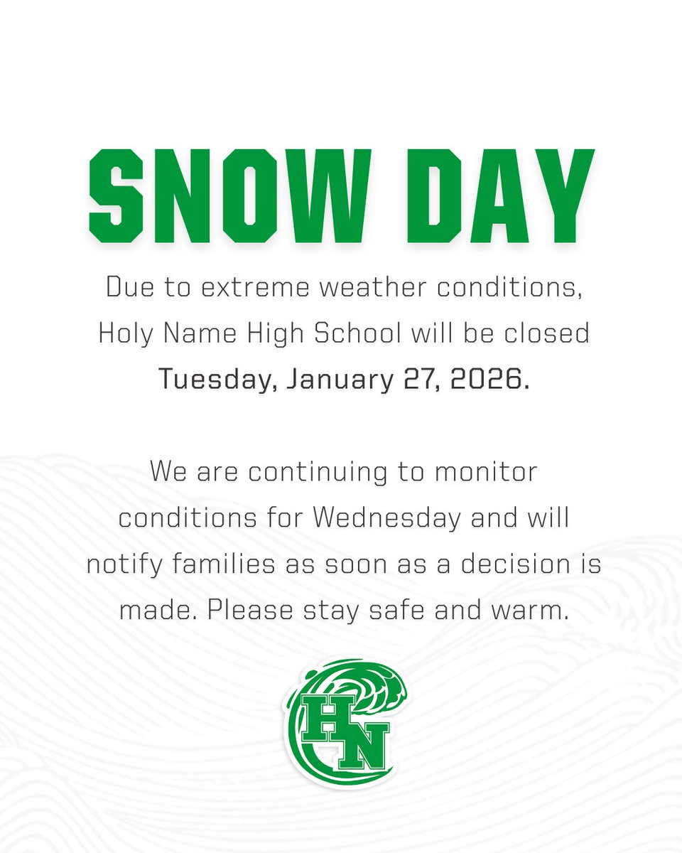 Holy Name High School tweet media