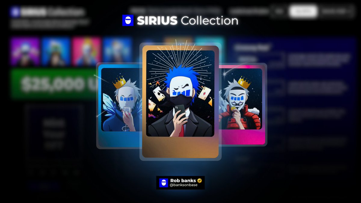 banksonbase's tweet image. Waiting feels safe.
Minting early feels intentional.
Builders don’t wait for safe. 🟦

🔗 Mint: mintsirius.com
#SiriusCollection #banksonbase #Crypto