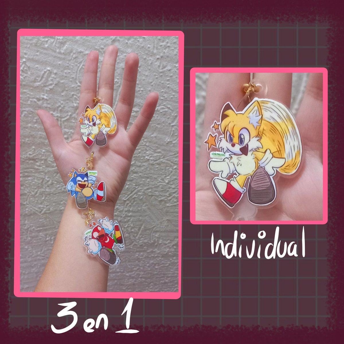 JuanPanchiro_23's tweet photo. LLAVEROS DE ACRILICO HECHOS CON AMOR ✨️💖

-Pedidos por mensaje privado
-100% confiable
-¡PUEDES PERSONALIZAR EL TUYO! 👌💀✨️🕯🌺
#sonic #SonicTheHedgehog #kny #llaveros https://t.co/5d9A9qxnpI
