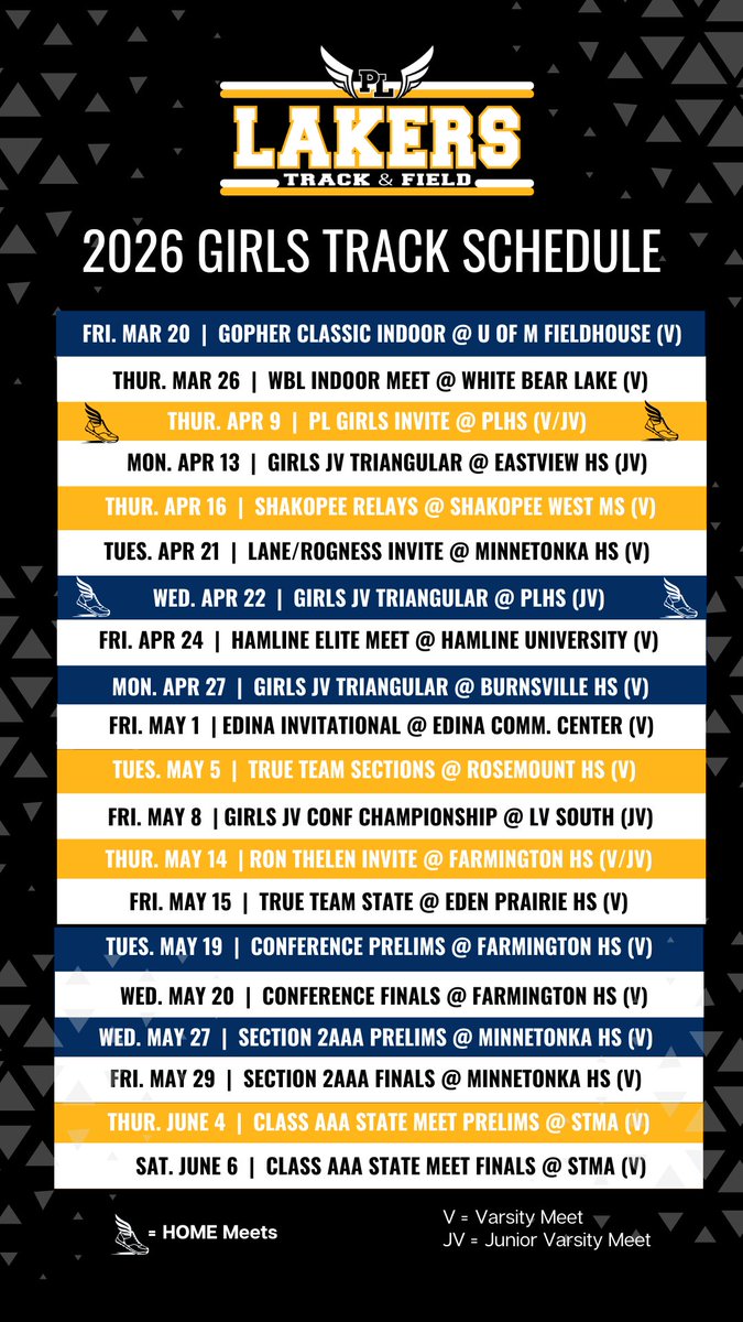 PL Girls Track & Field tweet media