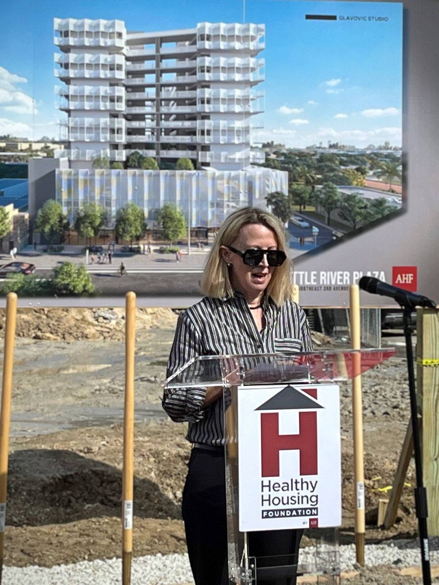 glavovicstudio's tweet photo. Little River Plaza has officially broken ground! In partnership with @AIDSHealthcare  and @healthy_housing, we are proud to announce that Miami, Florida will soon include 250 #affordable homes right in the heart of #LittleRiver.

@EileenHigginsFL

#art #architecture #urbandesign https://t.co/yZ82CiejYA