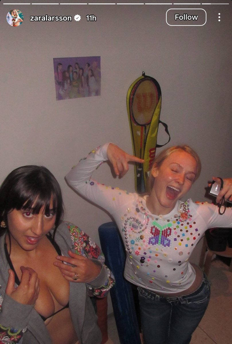 OLTSupport's tweet image. Zara Larsson has a TWICE poster on her wall 😭